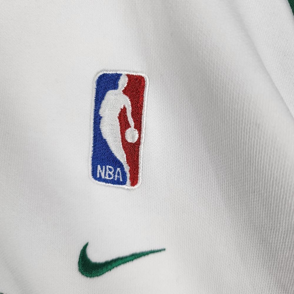 Nike Team Boston Celtics Paul Pierce 34 Jersey Mens 3XL White Green Button Up - Picture 6 of 11